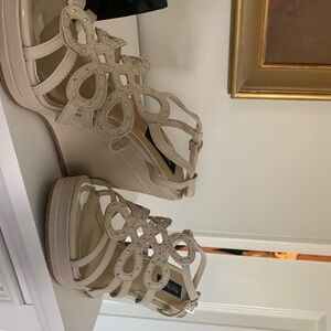 White House Black Market Wedge Sandals